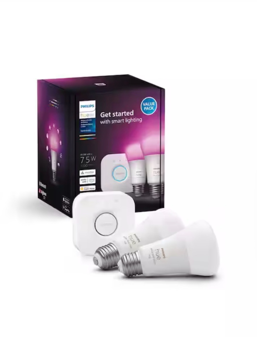 Philips Hue White and Color Ambiance Starter Kit - White